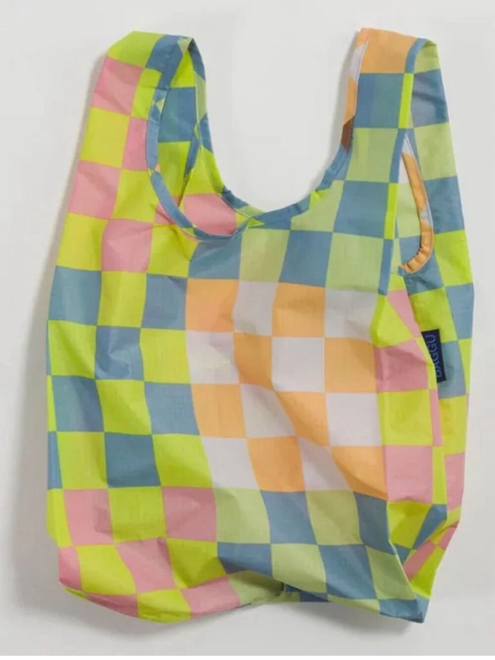 BAGGU checkered multicolored baby reusable